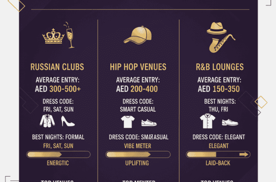 Your Ultimate Guide to Russian, R&B & Hip Hop  Night Clubs in Dubai