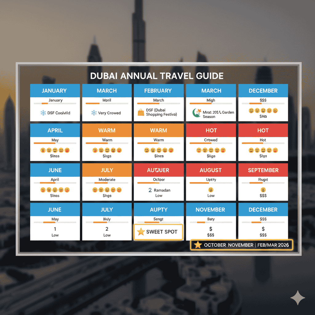 Best Month to Visit Dubai