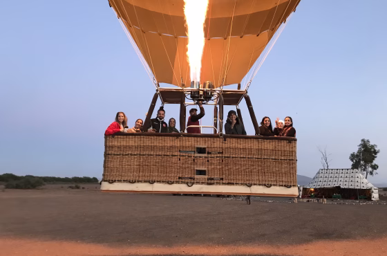 Hot Air Balloon Experience – Dubai Desert PREMIUM / ROYALE PACKAGE