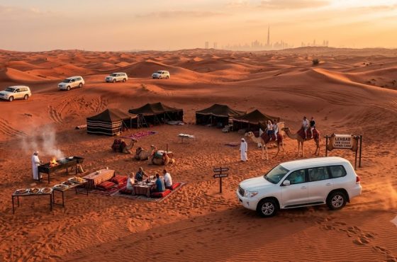 Dubai Desert Safari Red Dune BBQ, Camel Ride & Dinner: What to Expect at Lahbab
