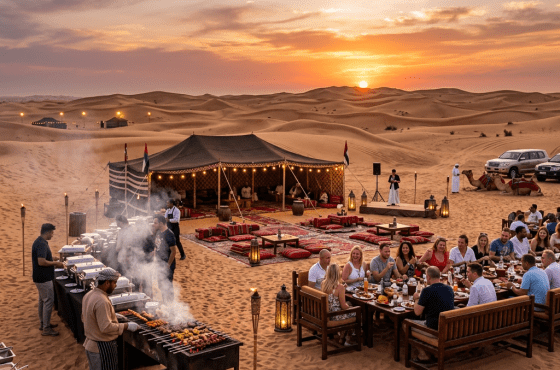 Evening Desert Safari Dubai : BBQ Dinner Guide